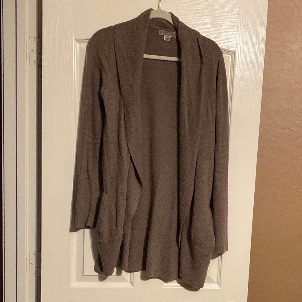 EUC Barefoot Dreams Cozychic Lite Circle Cardi
